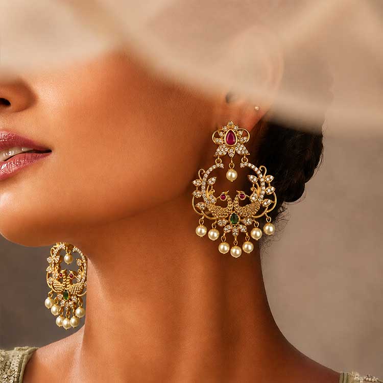 Raj Mor (Earrings)