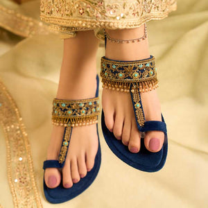 Manjhli (Navy Blue)