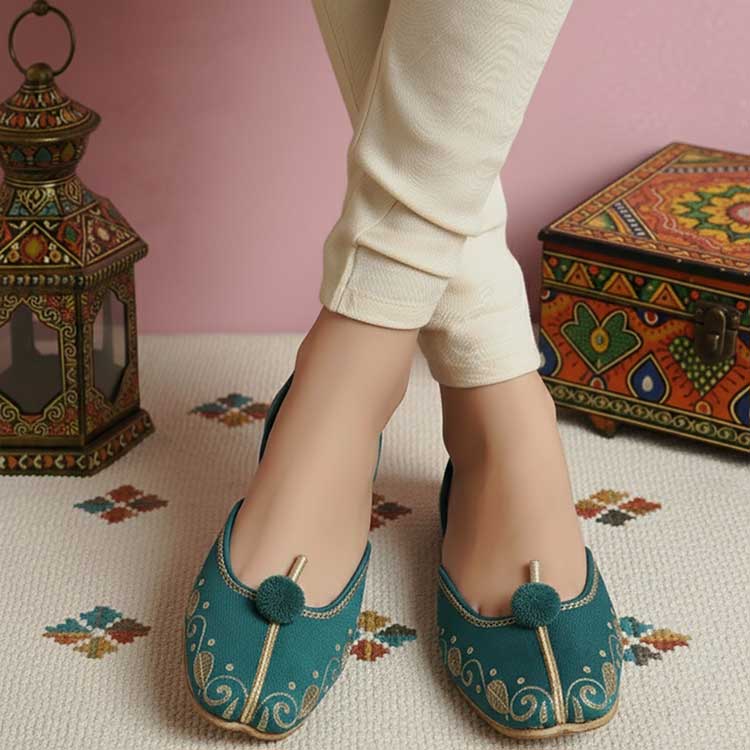 Husnaaz (Teal Blue) - Dazzle by Sarah