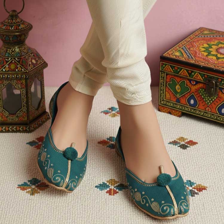 Husnaaz (Teal Blue) - Dazzle by Sarah