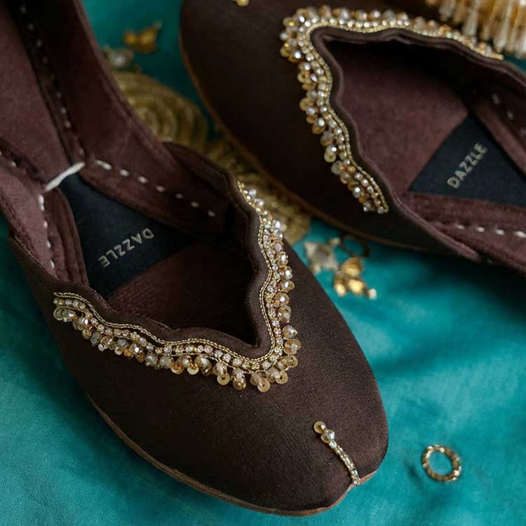 Sunehri Reet (Dark Brown) - Dazzle by Sarah