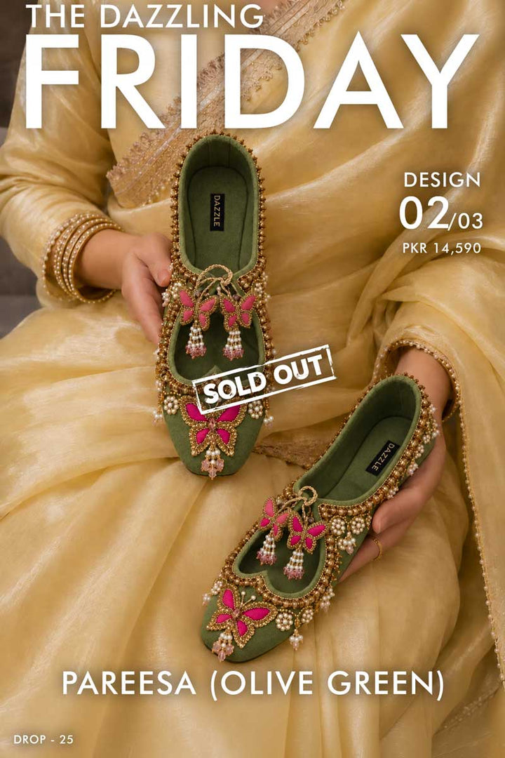 Pareesa (Olive Green)