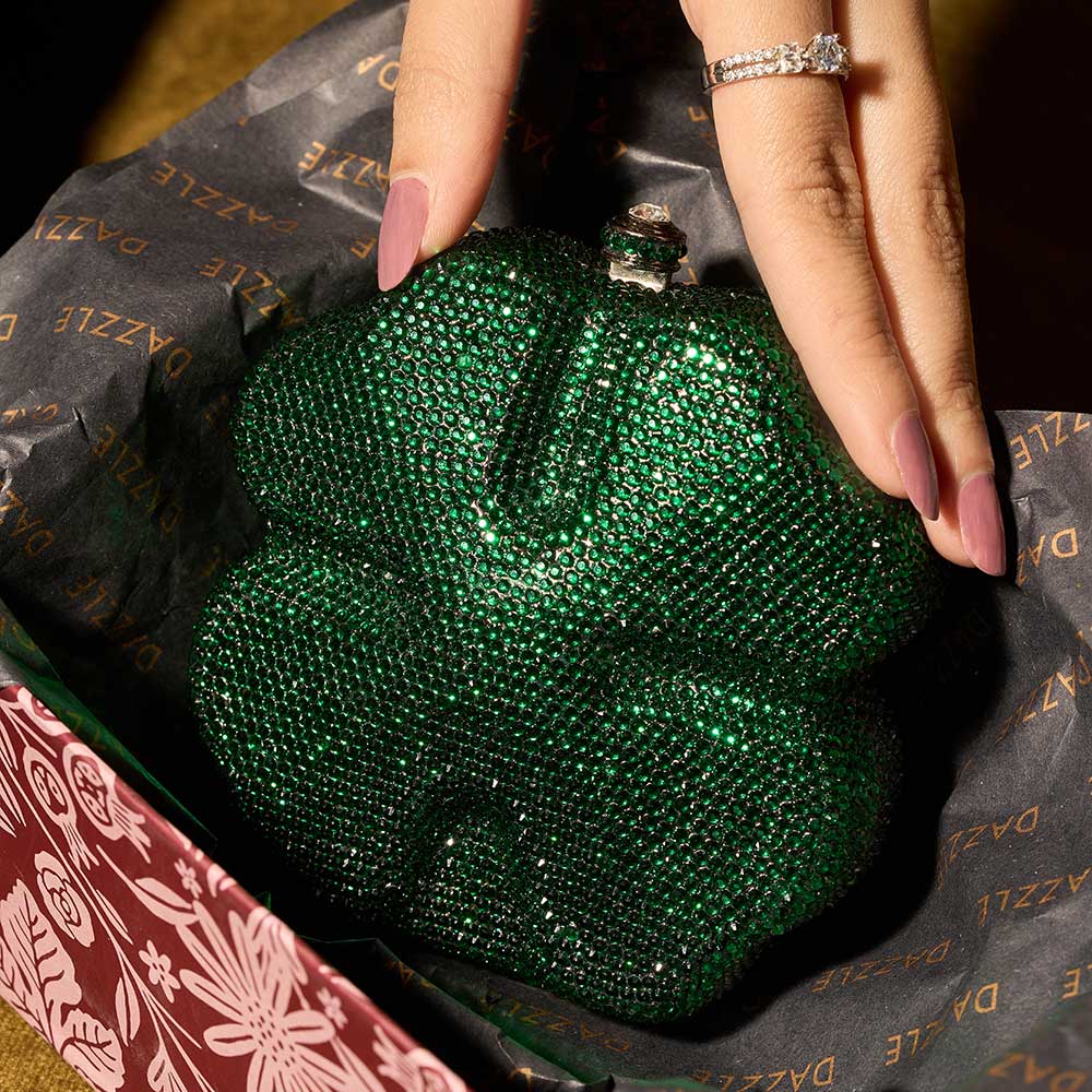 Petallia (Bottle Green) - Dazzle by Sarah