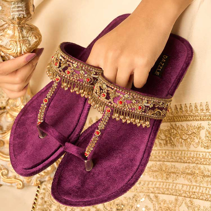 Manjhli (Purple) - Dazzle by Sarah
