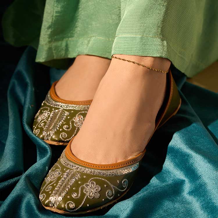 Rosheen (Olive Green) - Dazzle by Sarah