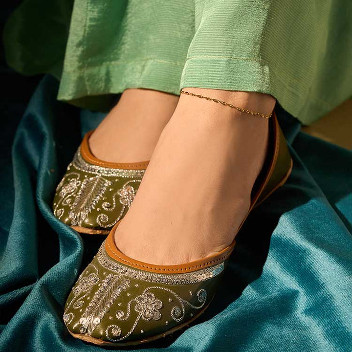 Rosheen (Olive Green) - Dazzle by Sarah