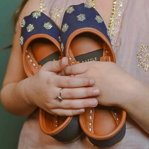 Midnight Melody - Kids-Khussa-kolhapuri-dazzle-by-sarah